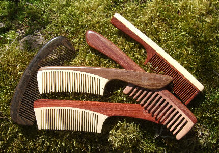 Wooden combs - new designs